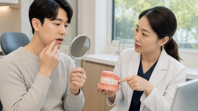 어금니 사이 틈