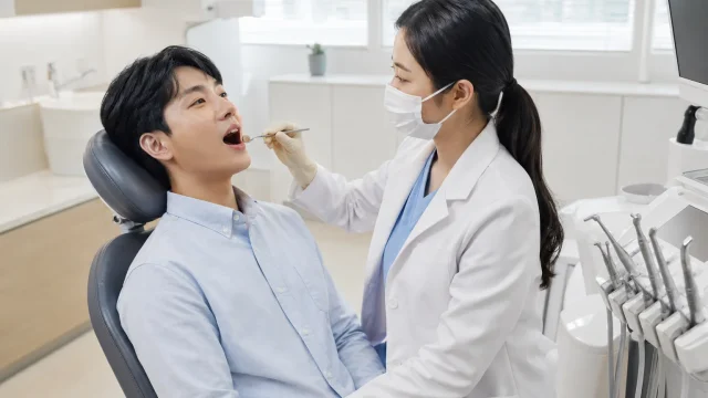 어금니 흔들림 틈
